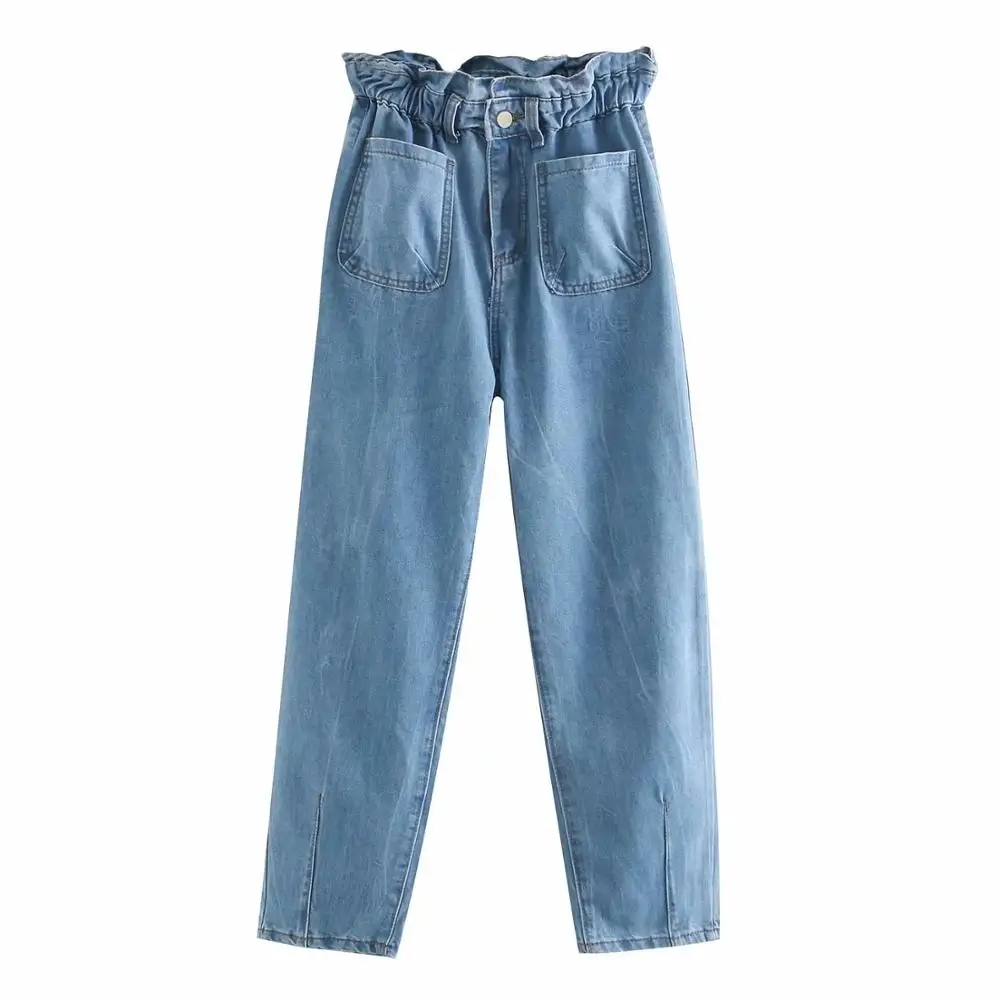 Jenny&Dave summer england high street vintage pockets collect waist ankle jeans woman high waist jeans loose harem for women
Jenny&Dave summer england high street vintage pockets collect waist ankle jeans woman high waist jeans loose harem for women