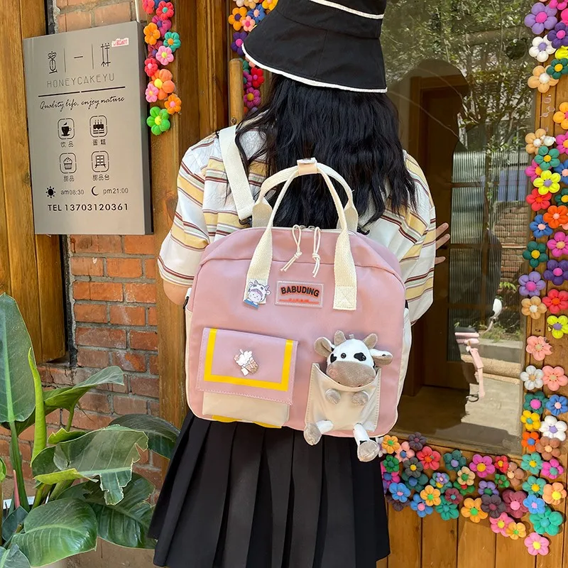 Kawaii Women's Backpack Cute School Bags For Girls Summer Travel Backpacks Waterproof School Bag Students School Backpack
Kawaii Women's Backpack Cute School Bags For Girls Summer Travel Backpacks Waterproof School Bag Students School Backpack
