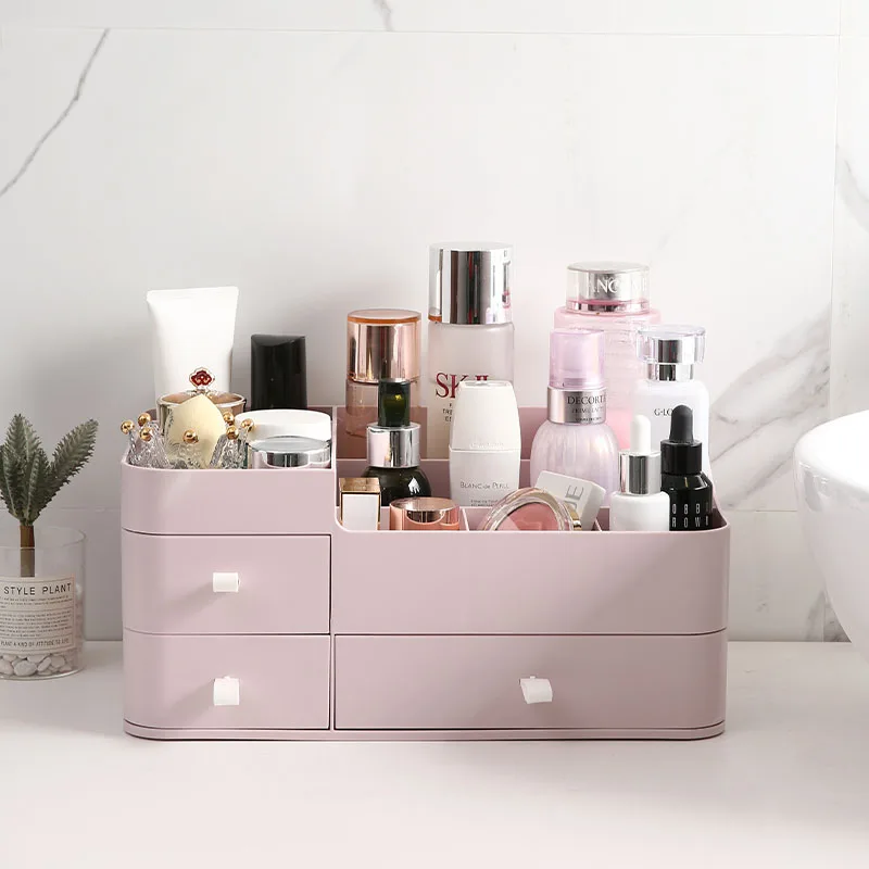 Large Capacity Drawer Type Cosmetic Storage Box Nordic Style Desktop Organization Rack Women Lipstick Jewelry Store Container 
Large Capacity Drawer Type Cosmetic Storage Box Nordic Style Desktop Organization Rack Women Lipstick Jewelry Store Container