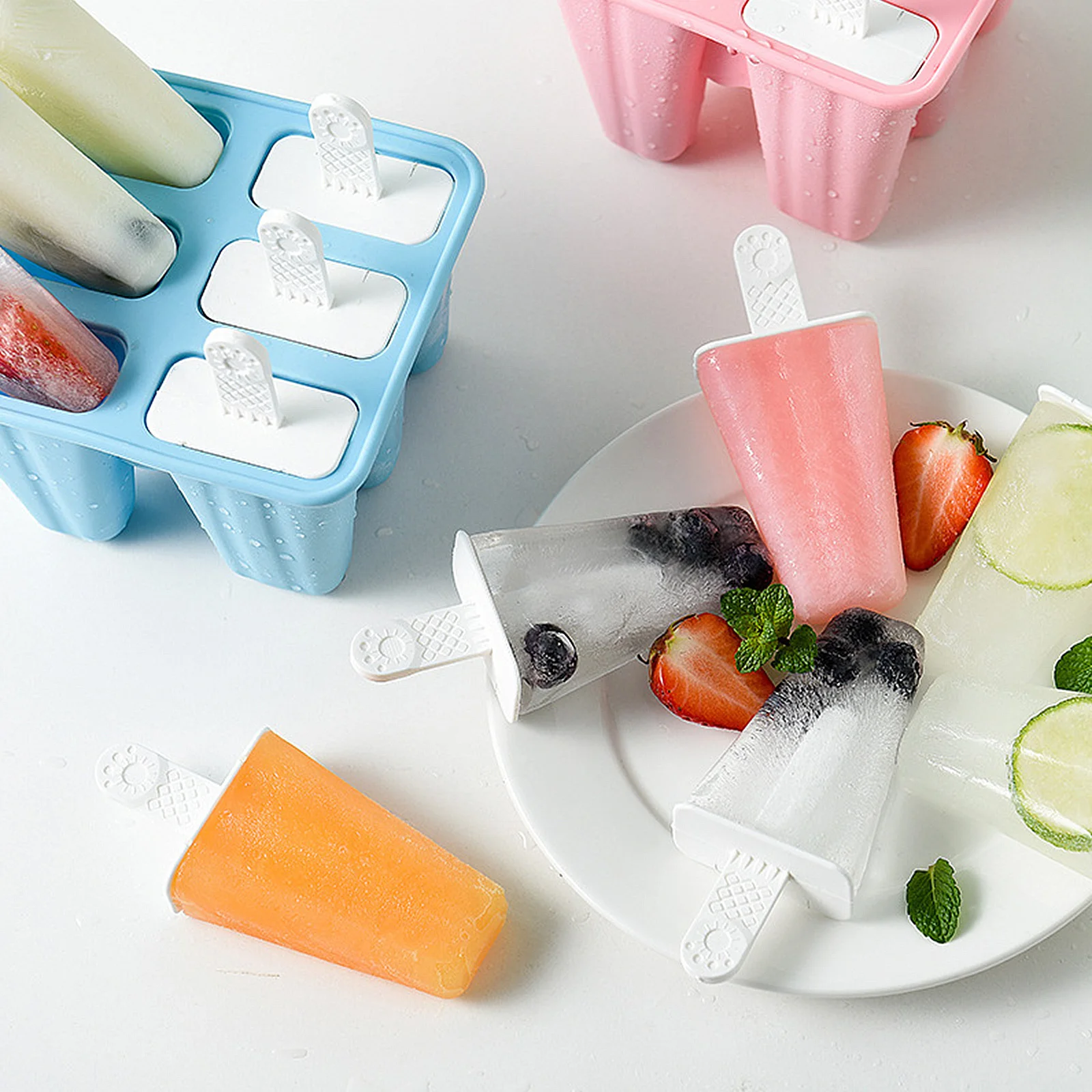 6-Cell Popsicle Mold, Handmade Popsicle Molds Silicone Ice Cream Maker Tray Reusable DIY Pops Tray Holder with Silicone Funnel
6-Cell Popsicle Mold, Handmade Popsicle Molds Silicone Ice Cream Maker Tray Reusable DIY Pops Tray Holder with Silicone Funnel