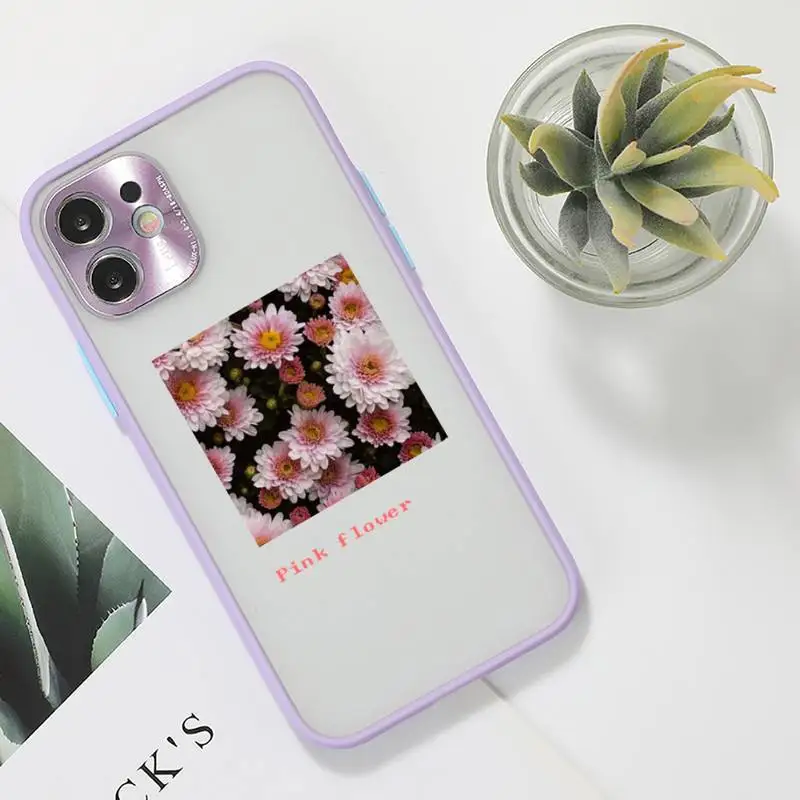 Flower Summer Pink Phone Case For iPhone 12 11 Mini Pro XR XS Max 7 8 Plus X Matte transparent Purple Back Cover
Flower Summer Pink Phone Case For iPhone 12 11 Mini Pro XR XS Max 7 8 Plus X Matte transparent Purple Back Cover