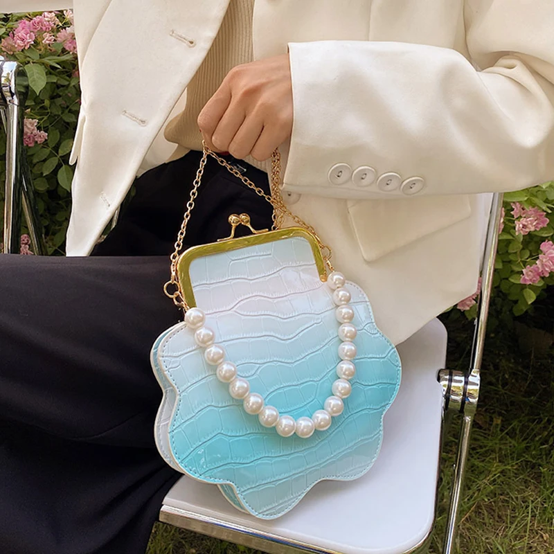 Fashion Crocodile Print Chain Shoulder Bag Woman Luxury Brand Pearl Women's Handbag High Quality Pu Leather Crossbody Bag Women
Fashion Crocodile Print Chain Shoulder Bag Woman Luxury Brand Pearl Women's Handbag High Quality Pu Leather Crossbody Bag Women