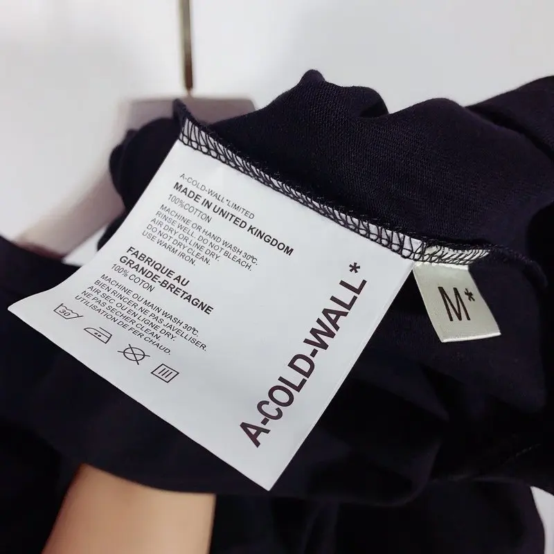 20ss A-COLD-WALL ACW t shirt 1:1 high quality Casual Big Patch Tag A-COLD-WALL Top Tees men women A-COLD-WALL T-shirts
20ss A-COLD-WALL ACW t shirt 1:1 high quality Casual Big Patch Tag A-COLD-WALL Top Tees men women A-COLD-WALL T-shirts