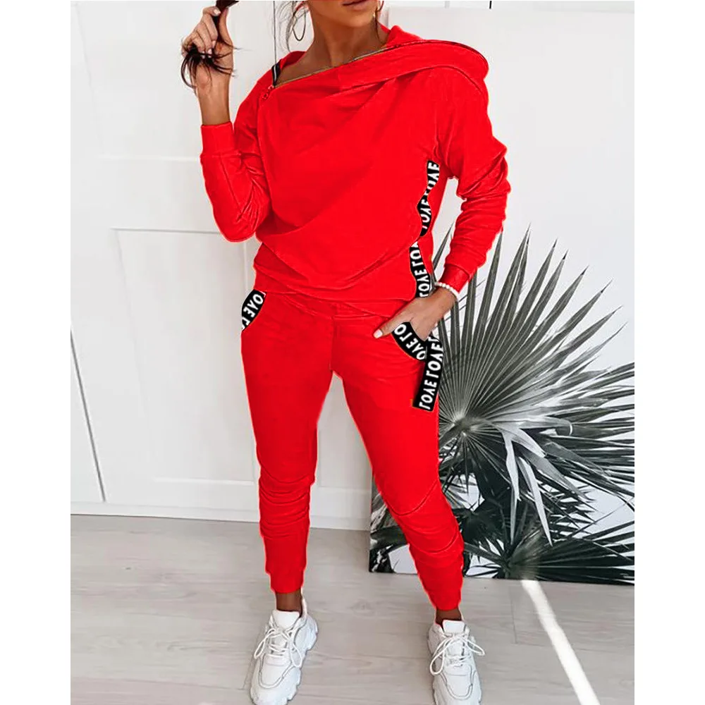 Two Piece Women Set Sport Casual Outfit Sweatshirt Patchwork Zipper Design Hoodies Sweatpants Set Women Tracksuit
Two Piece Women Set Sport Casual Outfit Sweatshirt Patchwork Zipper Design Hoodies Sweatpants Set Women Tracksuit
