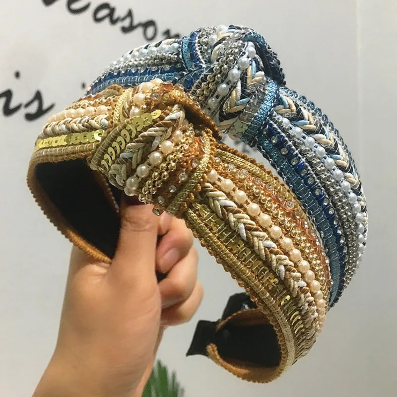 2020 New Pearl Sequin Hair Bands For Women Lady Luxury Shiny Padded Diamond Headband Hair Hoop Fashion Hair Accessories
2020 New Pearl Sequin Hair Bands For Women Lady Luxury Shiny Padded Diamond Headband Hair Hoop Fashion Hair Accessories