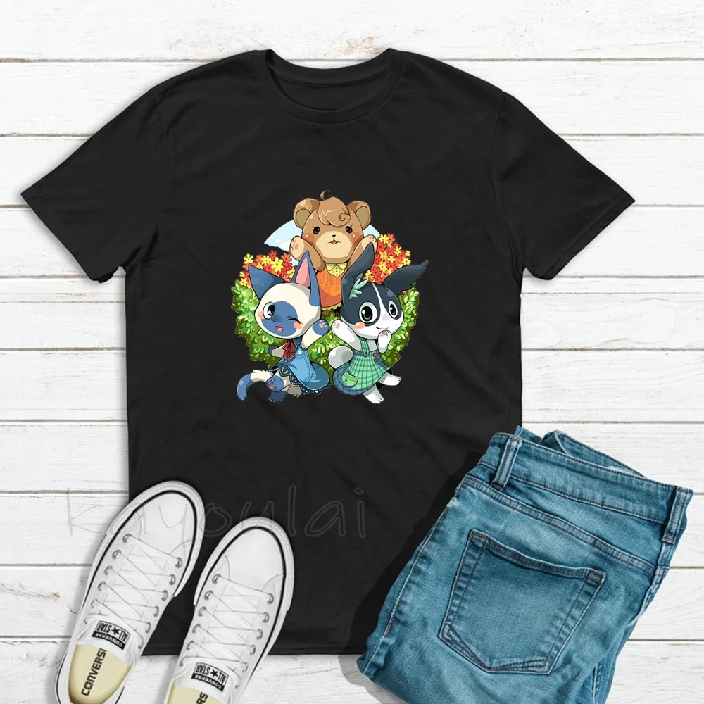 Japanese Animal Crossing Game T-shirt Women Harajuku Tee Shirt Femme 2021 Summer Fashion Female Clothes
Japanese Animal Crossing Game T-shirt Women Harajuku Tee Shirt Femme 2021 Summer Fashion Female Clothes