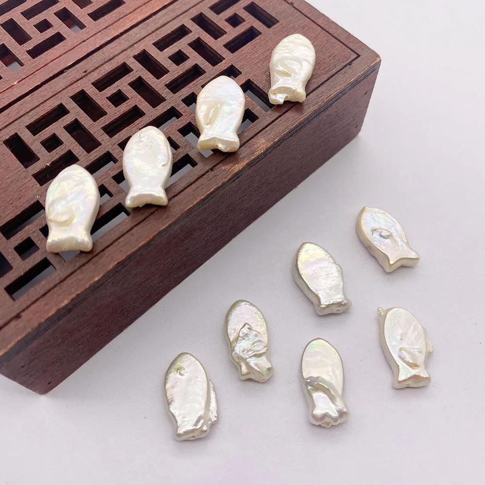 1pc Natural Freshwater Pearl Beads Fish-shaped Vertical Hole Pearl Necklace Beaded DIY Charms Bracelets Beads for Jewelry Making
1pc Natural Freshwater Pearl Beads Fish-shaped Vertical Hole Pearl Necklace Beaded DIY Charms Bracelets Beads for Jewelry Making