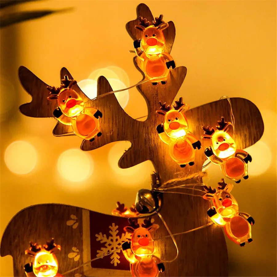 20/30/50 Leds Snowflakes Snowman LED String Lights Fairy Garland Christmas Santa Claus Decorate Lamp Home Party Holiday Light
20/30/50 Leds Snowflakes Snowman LED String Lights Fairy Garland Christmas Santa Claus Decorate Lamp Home Party Holiday Light