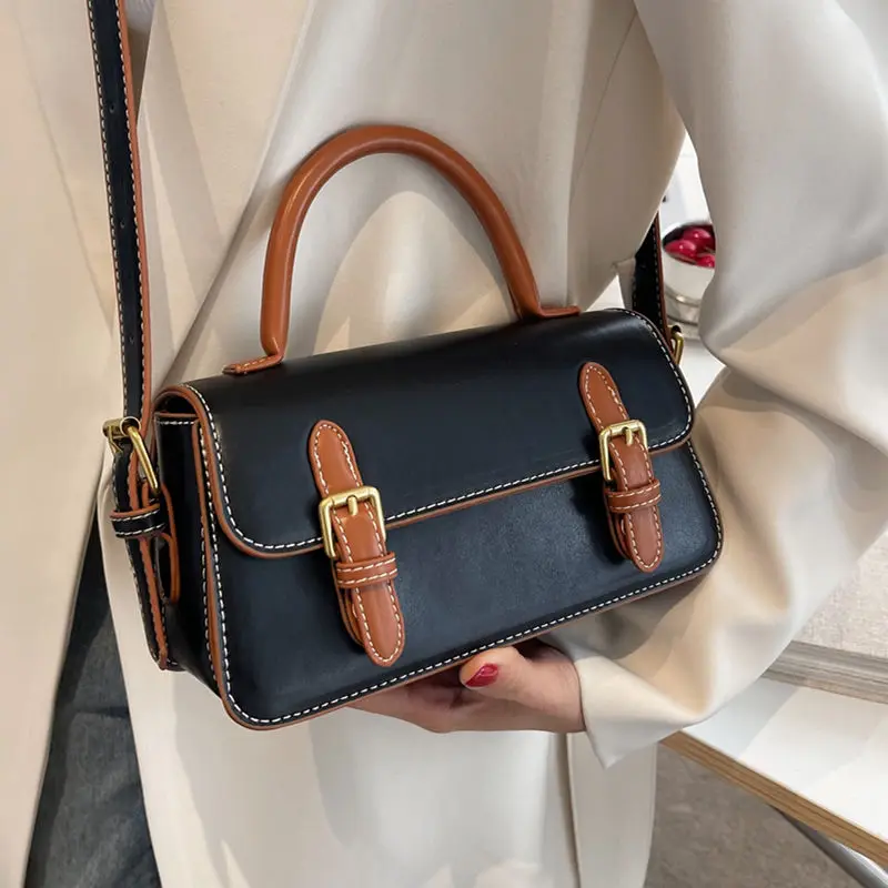 Women'S Bag With Three Compartments Small Handbags Designer Vintage Korean Shoulder Bag With Short Handle For Women New 2022
Women'S Bag With Three Compartments Small Handbags Designer Vintage Korean Shoulder Bag With Short Handle For Women New 2022