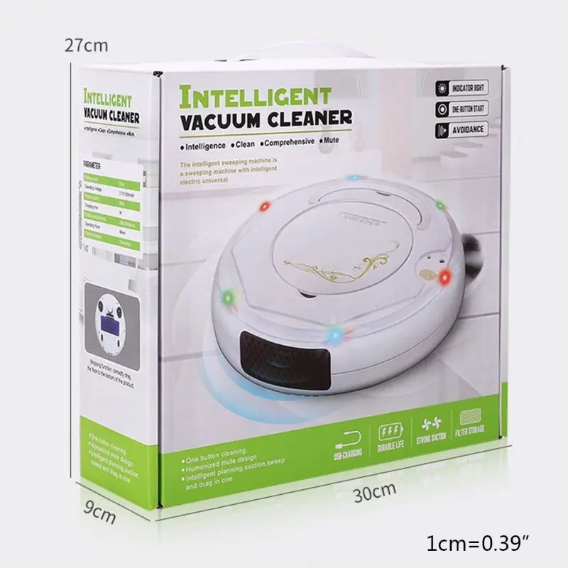 Multifunctional Intelligent Automatic Smart Robotic Rechargeable Dry Sweep Vacuum Cleaner Robot Home Floor Sweeping Home
Multifunctional Intelligent Automatic Smart Robotic Rechargeable Dry Sweep Vacuum Cleaner Robot Home Floor Sweeping Home