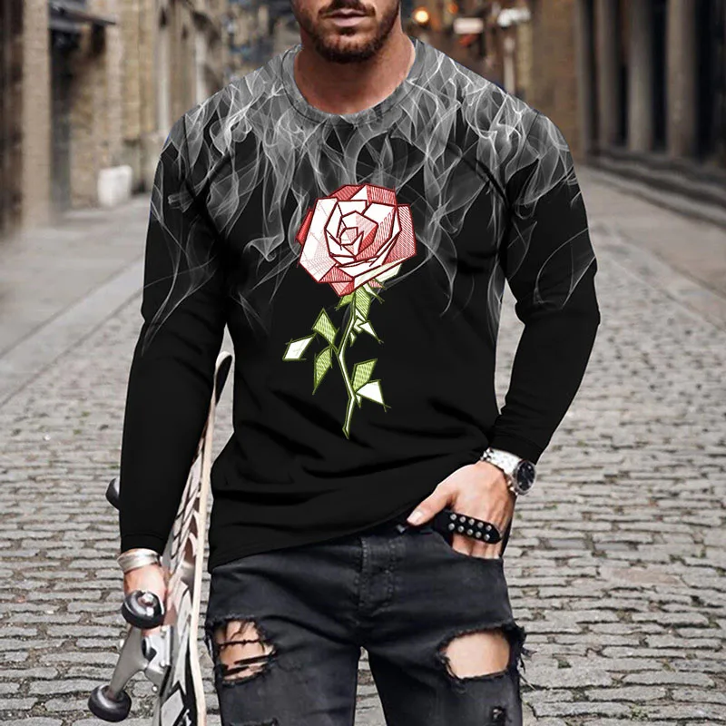Men 3D Digital printing T-shirt Gradient Color Long Sleeve Quick Drying Slim Fit Top O-Neck Autumn And Winter Oversized Tee Shi
Men 3D Digital printing T-shirt Gradient Color Long Sleeve Quick Drying Slim Fit Top O-Neck Autumn And Winter Oversized Tee Shi