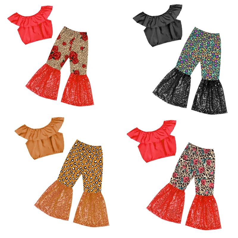 2pcs/set Floral Girls Clothing Sets Solid Color Sleeveless Top and Leopard Rose Shorts Children's Clothing Gifts For Kids
2pcs/set Floral Girls Clothing Sets Solid Color Sleeveless Top and Leopard Rose Shorts Children's Clothing Gifts For Kids