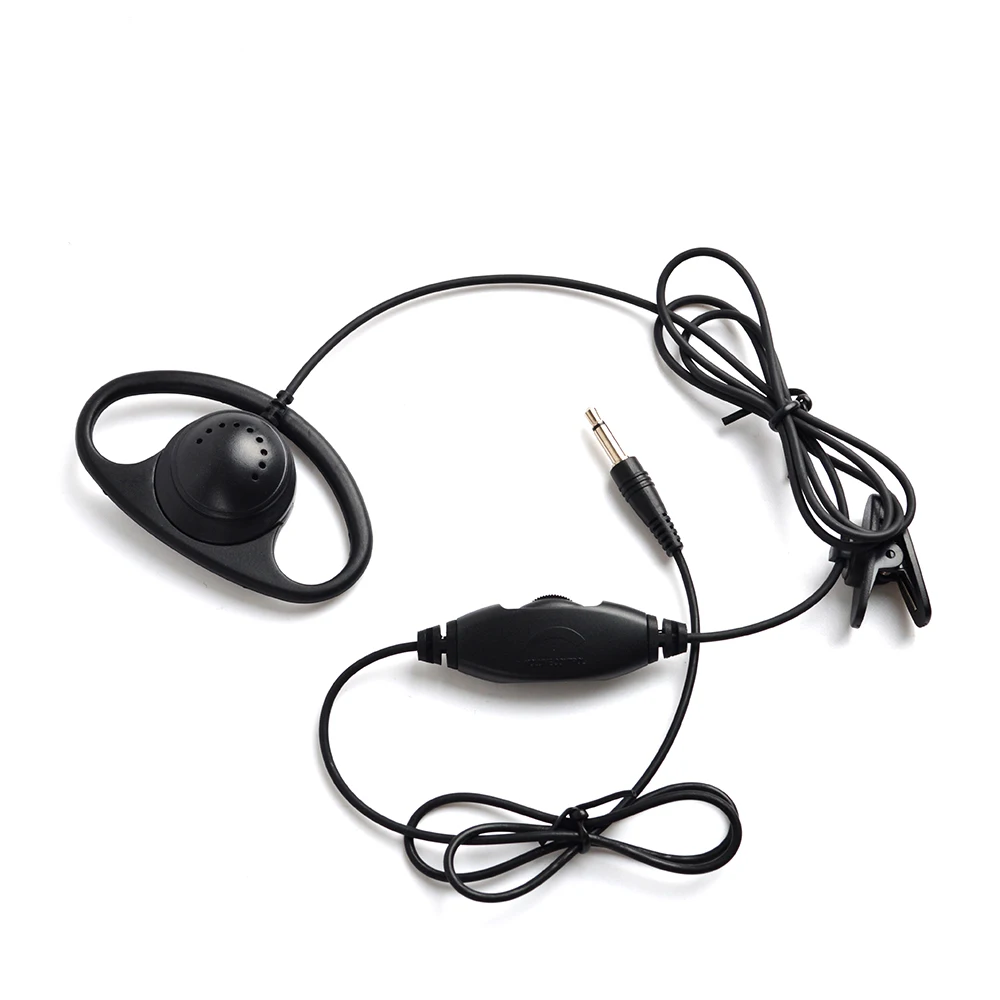 Listen/Receive Only 3.5mm Earpiece D-Shape Walkie Talkie Headset Ham Radio Earphone for Motorola GP328 PRO5150 Icom IC-V82
Listen/Receive Only 3.5mm Earpiece D-Shape Walkie Talkie Headset Ham Radio Earphone for Motorola GP328 PRO5150 Icom IC-V82