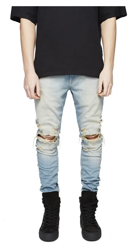 Denim new street men's ripped jeans men's Korean style high street personality design men's jeans
Denim new street men's ripped jeans men's Korean style high street personality design men's jeans