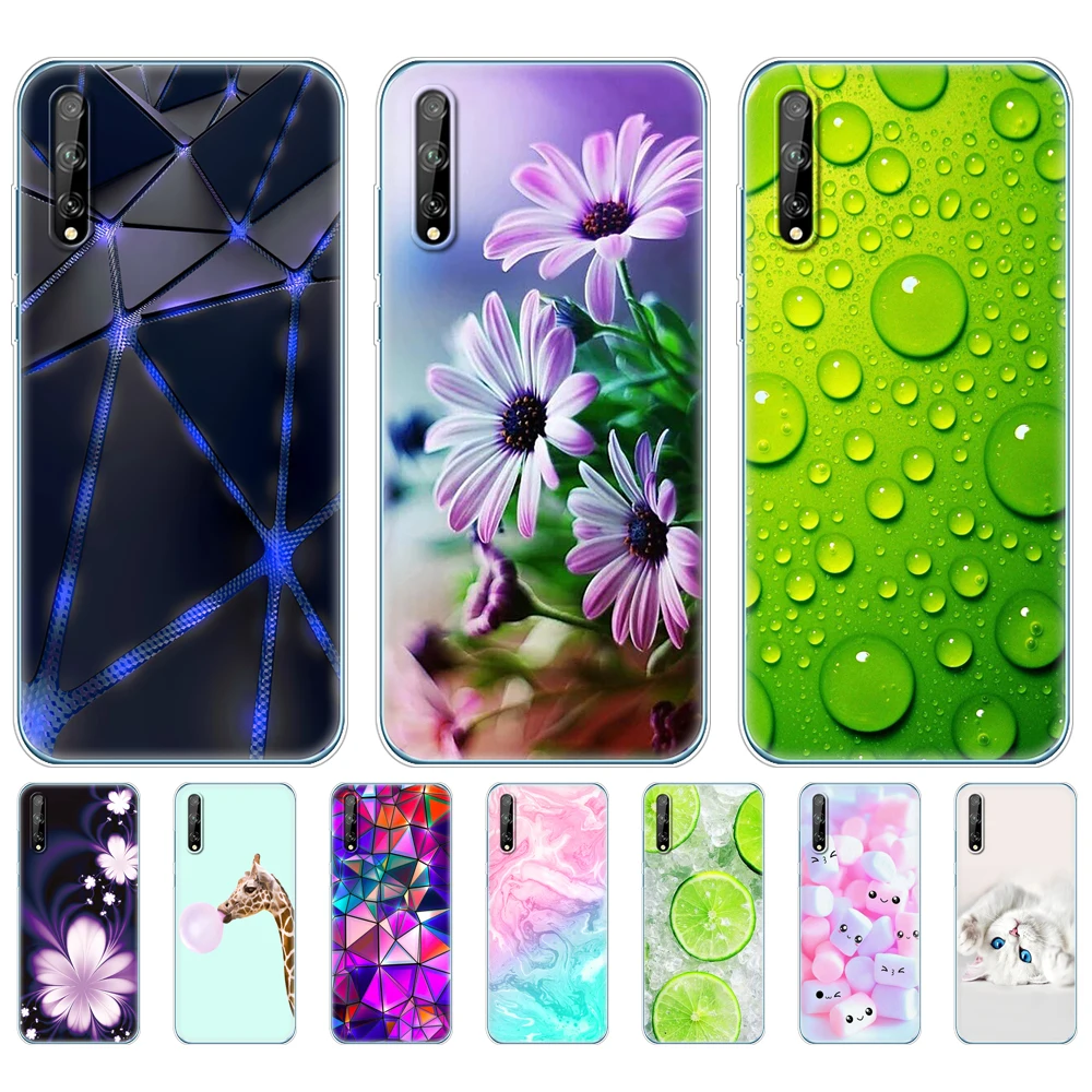 

For Huawei Y8P Case 6.3" Soft Silicon Tpu Phone Cover For Huawei y8p 2020 Y 8P AQM-LX1 Back huaweiy8p Bumper Funda Shell