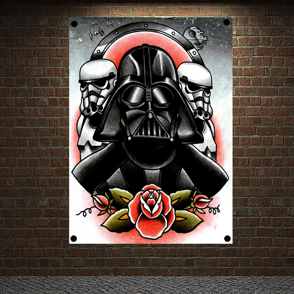 Creativity Tattoo Banners Vintage Canvas Painting Retro Wall Art Print Movie Posters Mural Hanging Flags 4 Gromments in Corners 
Creativity Tattoo Banners Vintage Canvas Painting Retro Wall Art Print Movie Posters Mural Hanging Flags 4 Gromments in Corners