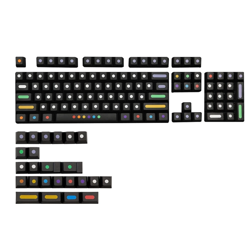 128 Keys/Set Dots Keycaps Cherry Profile PBT Key Caps for MX Switch Mechanical Keyboard Dye Sublimation Key Cap
128 Keys/Set Dots Keycaps Cherry Profile PBT Key Caps for MX Switch Mechanical Keyboard Dye Sublimation Key Cap
