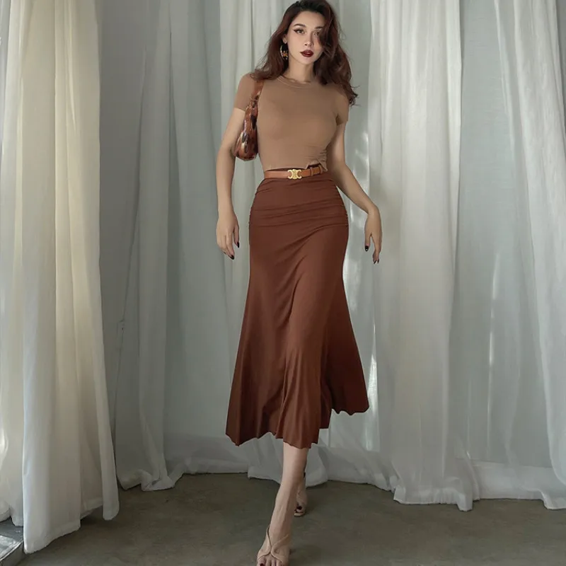 2021 Summer New Fashion Elegant Sexy Slim Wrap Hip Long Skirts for Women All Match Stretch Cotton Fishtail Skirt Office Lady
2021 Summer New Fashion Elegant Sexy Slim Wrap Hip Long Skirts for Women All Match Stretch Cotton Fishtail Skirt Office Lady