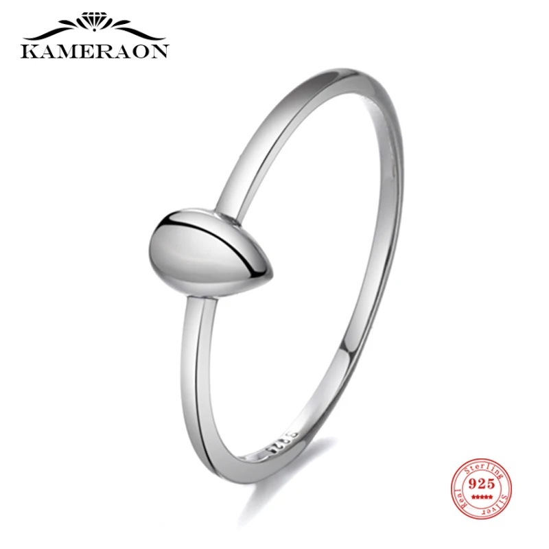 Fine Real 925 Sterling Silver Ring for Women Water Droplets Shape Female Finger New 2021 Fashion Simple Rings Jewelry
Fine Real 925 Sterling Silver Ring for Women Water Droplets Shape Female Finger New 2021 Fashion Simple Rings Jewelry