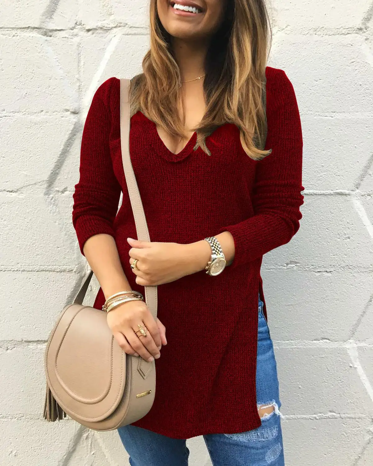 Autumn and Winter Explosive V-neck Long Sleeve Unfolded Jacket
Autumn and Winter Explosive V-neck Long Sleeve Unfolded Jacket