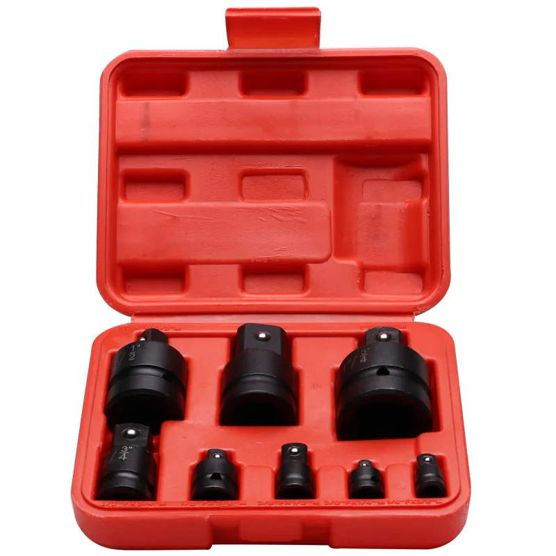 8Pcs 1/4" 3/8" 1/2" 3/4" 1" Air Impact Drive Socket Reducer Converter Square Adapter Set Car Bicycle Repair Tools Extension Rod
8Pcs 1/4" 3/8" 1/2" 3/4" 1" Air Impact Drive Socket Reducer Converter Square Adapter Set Car Bicycle Repair Tools Extension Rod