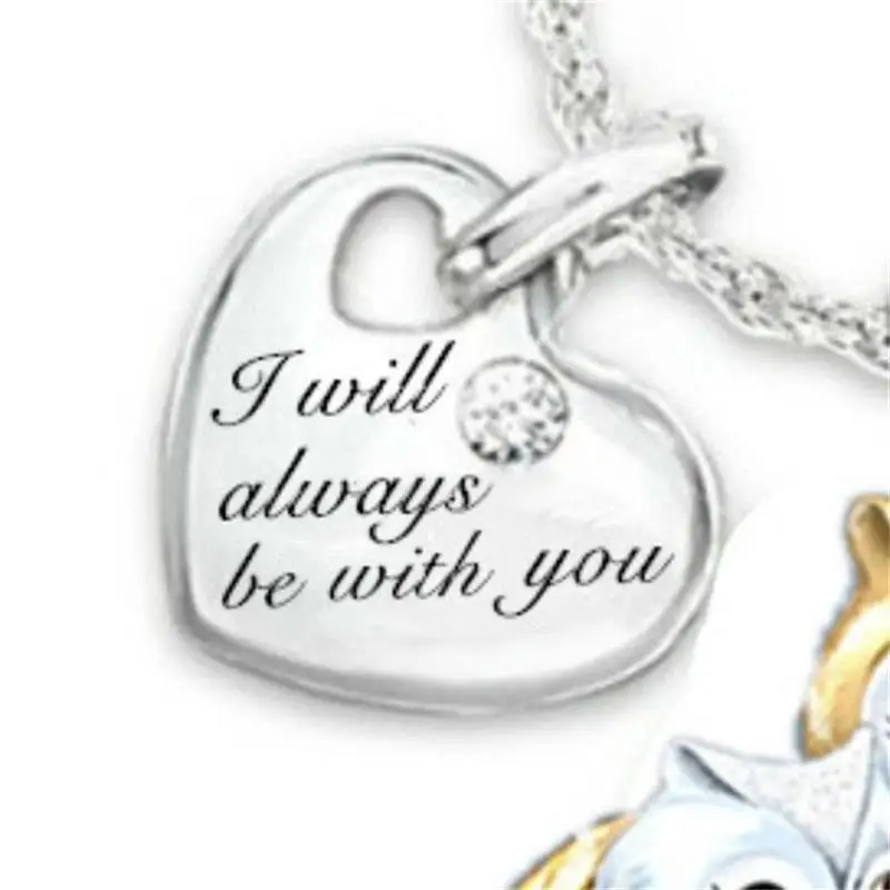 New Cute Couple Owl Necklace Animal Two-color Lettering Love Tag Woman Engagement Wedding Fashion Jewelry
New Cute Couple Owl Necklace Animal Two-color Lettering Love Tag Woman Engagement Wedding Fashion Jewelry