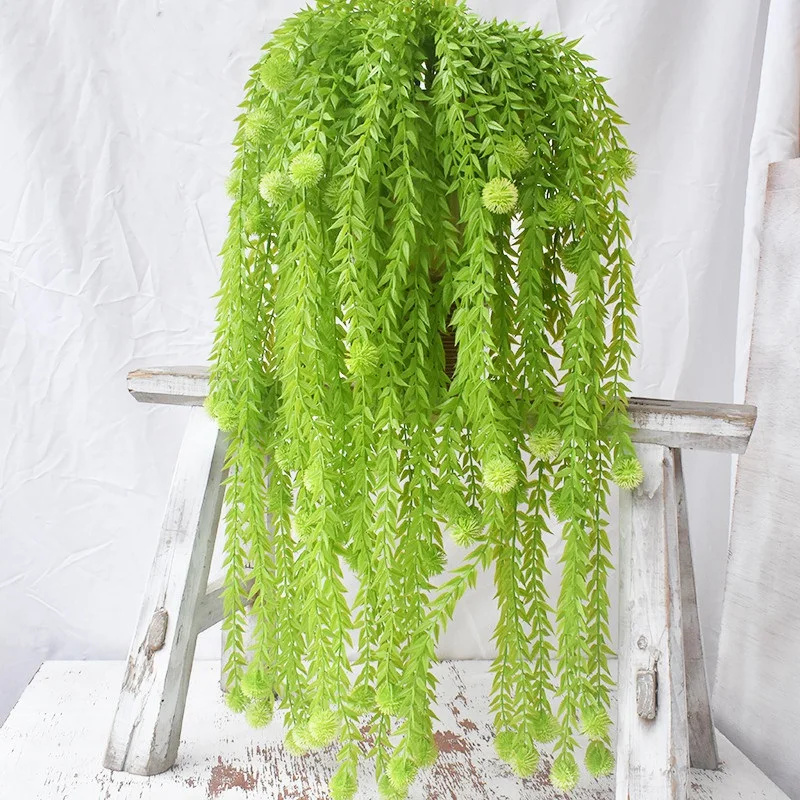 Artificial Hanging Plants Garland Fake Snowball Plants,Foliage Trailing Weeping Fake Ivy Plants Garland for Wall Hanging
Artificial Hanging Plants Garland Fake Snowball Plants,Foliage Trailing Weeping Fake Ivy Plants Garland for Wall Hanging