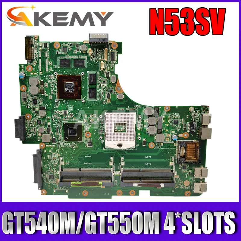 90R-N1QMB1300Y N53SV Mainboard REV.2.2 For ASUS N53S N53SV N53SN N53SM DDR3 Notebook motherboard GT540M/GT550M GPU 4*SLOTS
90R-N1QMB1300Y N53SV Mainboard REV.2.2 For ASUS N53S N53SV N53SN N53SM DDR3 Notebook motherboard GT540M/GT550M GPU 4*SLOTS