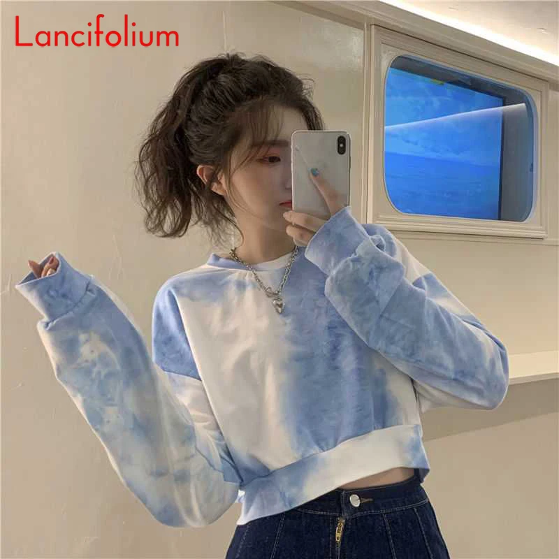 Y2k 90S Tie Dye Hoodie Fall Women 2021 Long Sleeve Crewneck Korean Fashion Kawaii Harajuku Streetwear Crop Top Jacket Sweatshirt
Y2k 90S Tie Dye Hoodie Fall Women 2021 Long Sleeve Crewneck Korean Fashion Kawaii Harajuku Streetwear Crop Top Jacket Sweatshirt