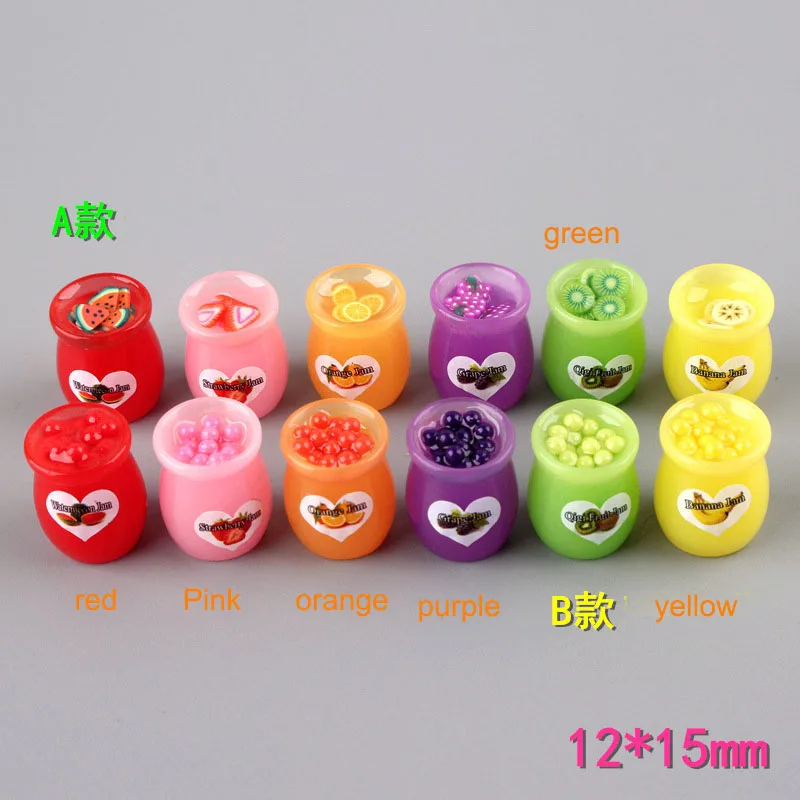 10Pcs Kawaii Resin Simulation 3D Jam Bottle Miniature Art Resin Cabochons Embellishments For Scrapbooking DIY Craft Decoration
10Pcs Kawaii Resin Simulation 3D Jam Bottle Miniature Art Resin Cabochons Embellishments For Scrapbooking DIY Craft Decoration