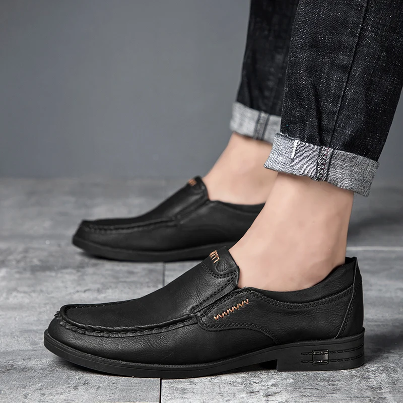 Classic Black Brown Leather Shoes Men Office Business Formal Dress Men's Social Shoe Elegant Zapatos Cuero Hombre
Classic Black Brown Leather Shoes Men Office Business Formal Dress Men's Social Shoe Elegant Zapatos Cuero Hombre