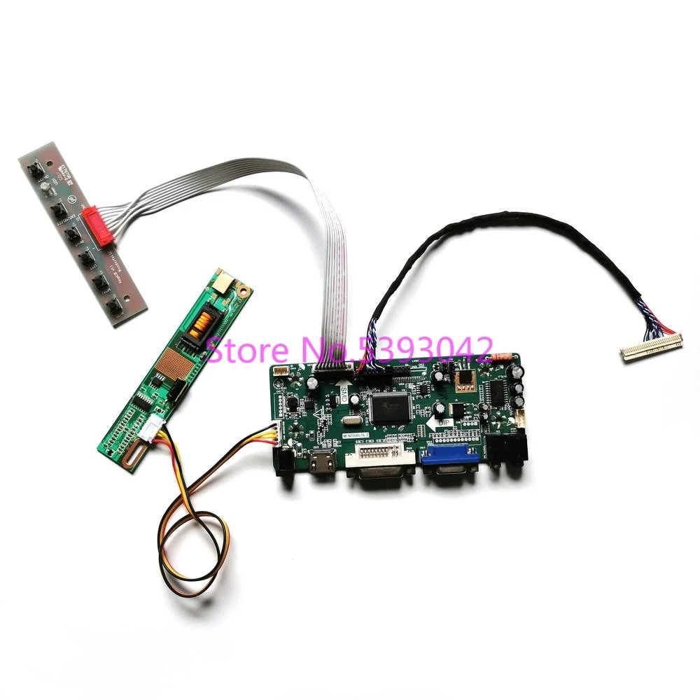 Комплект для платы драйвера контроллера ЖК-экрана B156XW01 V.0/V.1/V.2 1ccfl 1366*768 15,6 "LVDS 30-контактная Клавиатура VGA DVI M.NT68676
Комплект для платы драйвера контроллера ЖК-экрана B156XW01 V.0/V.1/V.2 1ccfl 1366*768 15,6 "LVDS 30-контактная Клавиатура VGA DVI M.NT68676