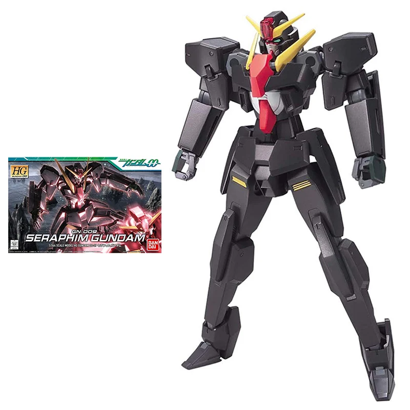 Bandai Gundam Model Kit Anime Figure HG 37 1/144 GN-009 Seraphim Gundam Genuine Gunpla Model Action Toy Figure Toys for Children
Bandai Gundam Model Kit Anime Figure HG 37 1/144 GN-009 Seraphim Gundam Genuine Gunpla Model Action Toy Figure Toys for Children
