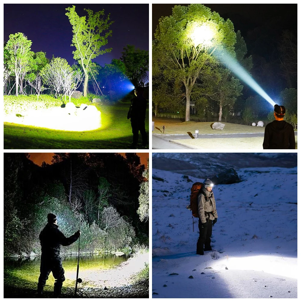 20W 1000LM UV 395nm+White T8 LED Headlamp USB Rechargeable Sensor Zoomable Purple Headlight Catching Scorption Hunting Lantern
20W 1000LM UV 395nm+White T8 LED Headlamp USB Rechargeable Sensor Zoomable Purple Headlight Catching Scorption Hunting Lantern