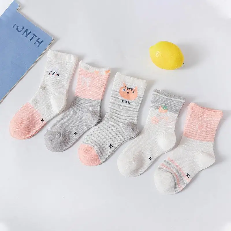 5 Pairs Spring And Summer New Mesh Breathable Socks For Children Cartoon Animals Socks For Boys And Girls Baby Socks
5 Pairs Spring And Summer New Mesh Breathable Socks For Children Cartoon Animals Socks For Boys And Girls Baby Socks