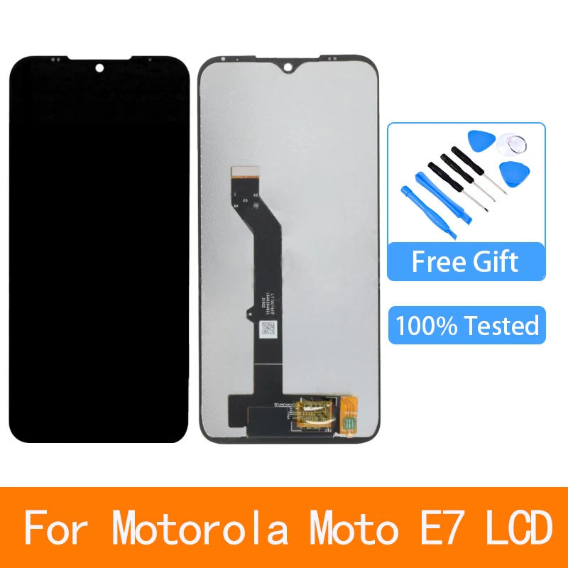 ЖК-дисплей 6,2 дюйма для Motorola Moto E 2020 XT2052, сенсорный экран, дигитайзер в сборе для Motorola Moto E7, ЖК-дисплей с рамкой 
ЖК-дисплей 6,2 дюйма для Motorola Moto E 2020 XT2052, сенсорный экран, дигитайзер в сборе для Motorola Moto E7, ЖК-дисплей с рамкой
