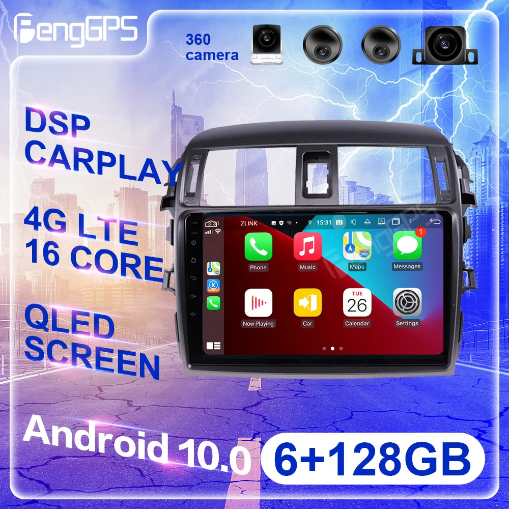 128G Android 11 For Toyota Corolla 10 E140 E150 2004 - 2012 Car Auto Radio Stereo Multimedia Player Navigation GPS Head Unit
128G Android 11 For Toyota Corolla 10 E140 E150 2004 - 2012 Car Auto Radio Stereo Multimedia Player Navigation GPS Head Unit