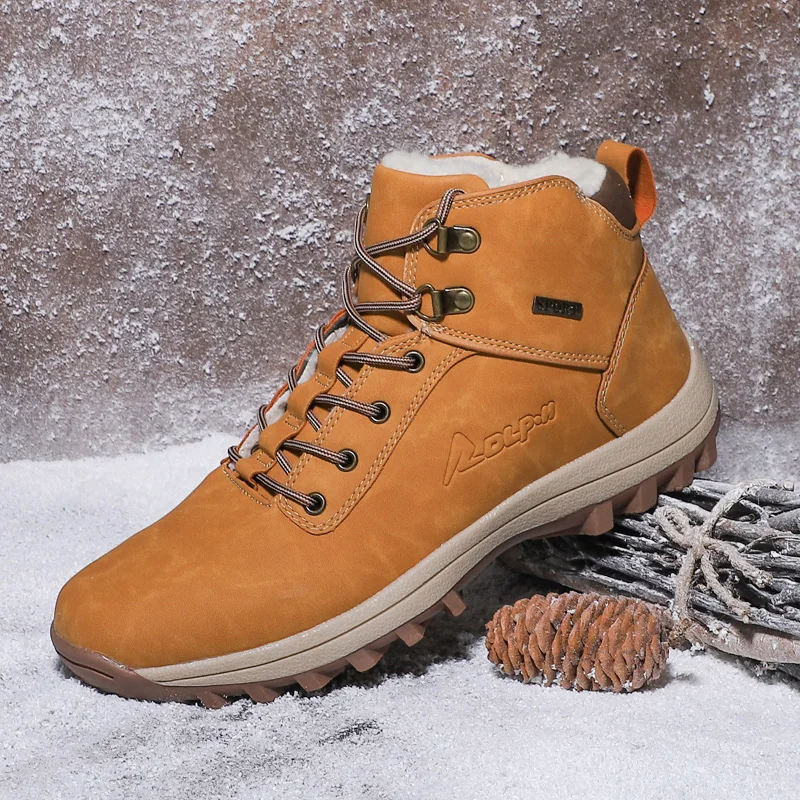 Winter Men Boots Waterproof Warm Fur Snow Boots Men Outdoor Winter Work Casual Shoes Military Combat Rubber Ankle Boots 2021
Winter Men Boots Waterproof Warm Fur Snow Boots Men Outdoor Winter Work Casual Shoes Military Combat Rubber Ankle Boots 2021