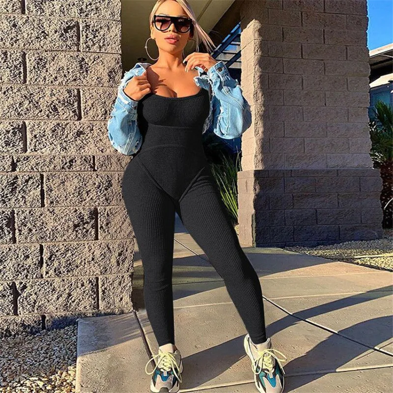 2020 New Women Sleeveless Tank Jumpsuit Rompers Playsuit Bodycon Slim Solid Stretch Grey Black Jumpsuit Shorts Pants Trousers
2020 New Women Sleeveless Tank Jumpsuit Rompers Playsuit Bodycon Slim Solid Stretch Grey Black Jumpsuit Shorts Pants Trousers