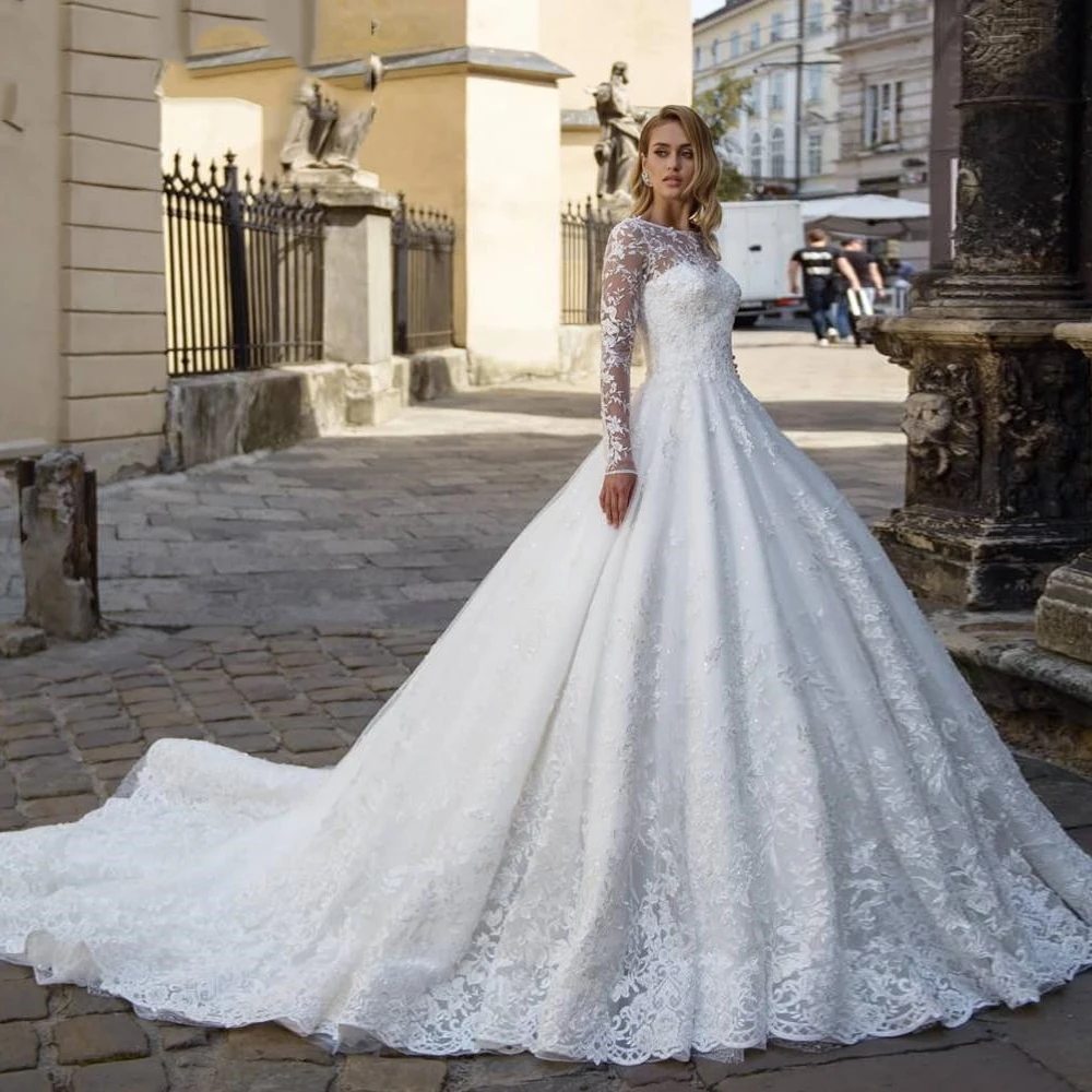 Abito Da Sposa Full Sleeves Wedding Dresses Zipper Back Design Buttons Women Bridal Gown Custom Made Robe De Mariee 2021 Dress
Abito Da Sposa Full Sleeves Wedding Dresses Zipper Back Design Buttons Women Bridal Gown Custom Made Robe De Mariee 2021 Dress