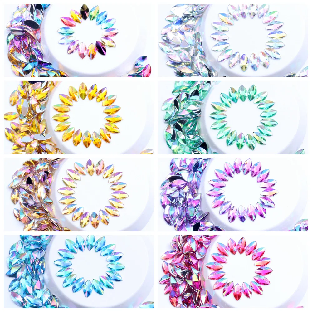 5*10mm Horse Eye Acrylic Drill Crystal Non Hotfix Flat Back AB Rhinestones Trim Accessories for Nail Art Rhinestones Appliques G
5*10mm Horse Eye Acrylic Drill Crystal Non Hotfix Flat Back AB Rhinestones Trim Accessories for Nail Art Rhinestones Appliques G
