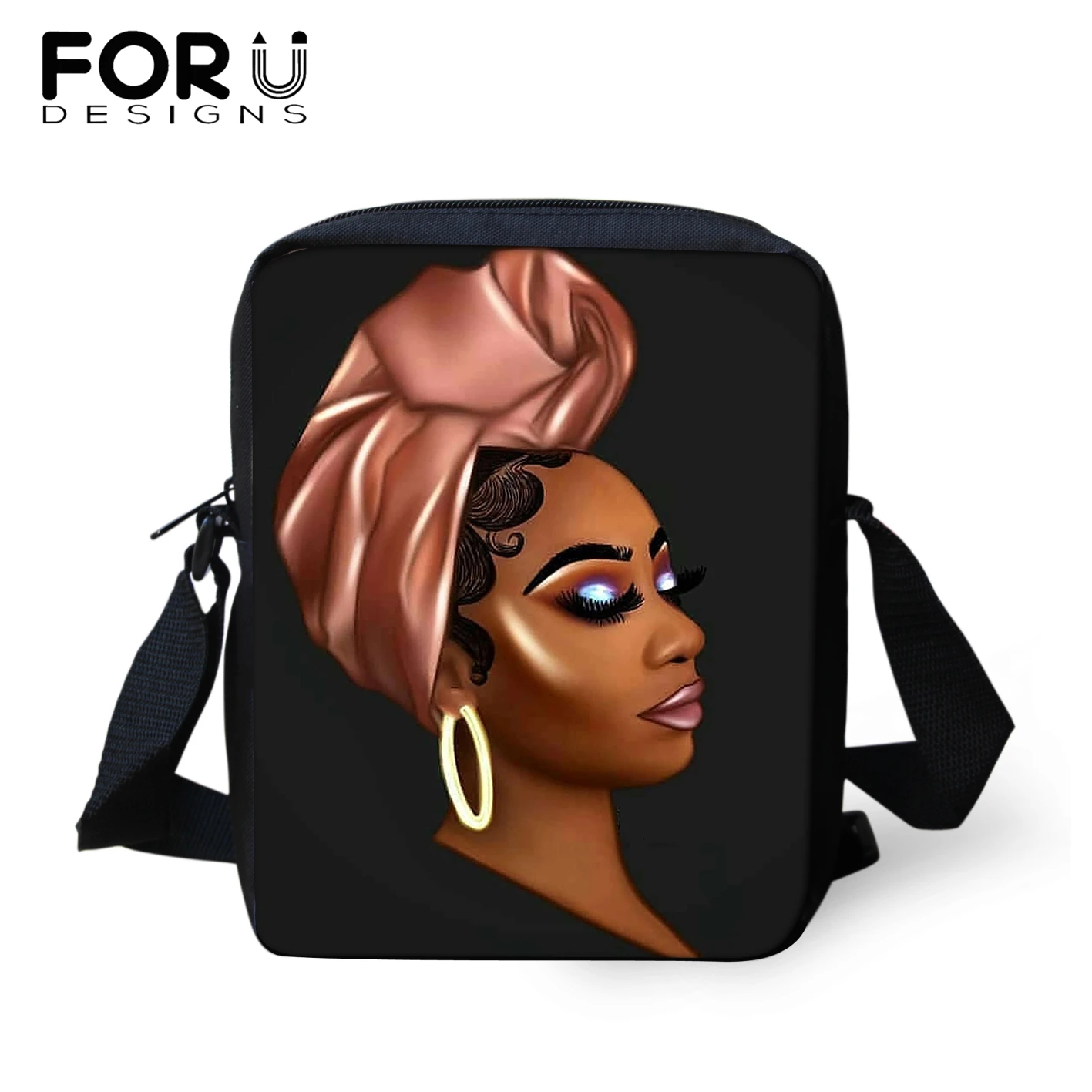 FORUDESIGNS Women Shoulder Bags Black Queen African Girls Handbags Small Flaps Female Crossbody Bags for Women 2020 sac a main 
FORUDESIGNS Women Shoulder Bags Black Queen African Girls Handbags Small Flaps Female Crossbody Bags for Women 2020 sac a main