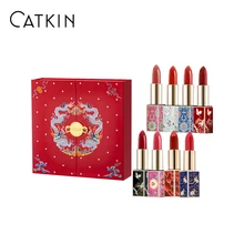 CATKIN Eternal Love Rouge Lipstick 3.6g 10 colors Apricot Orang Wedding Red Gorgeous Peach Smooth Soft Texture Protects Lip Skin