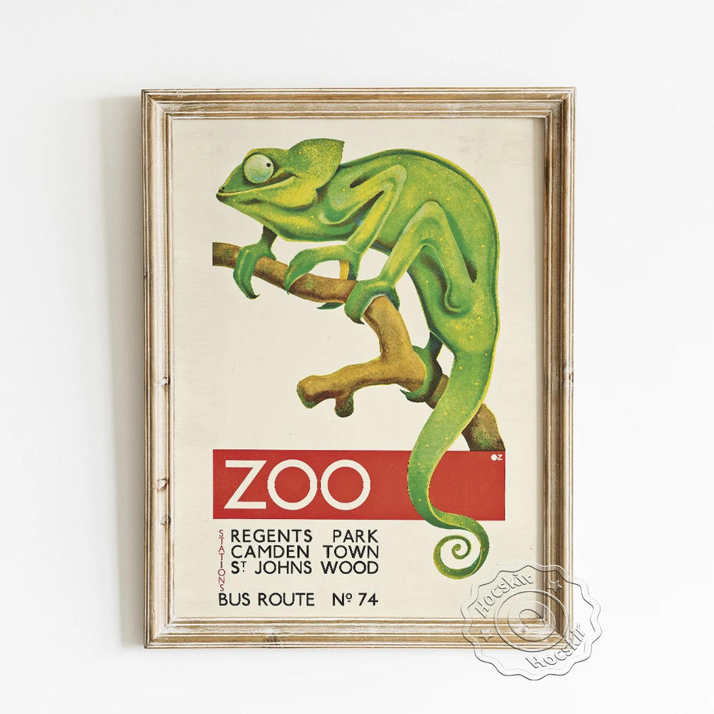 Vintage London Bus Route Advertising Poster, Mary Wright Design Chameleon Canvas Painting, Animal Art Nursery Kids room decor
Vintage London Bus Route Advertising Poster, Mary Wright Design Chameleon Canvas Painting, Animal Art Nursery Kids room decor