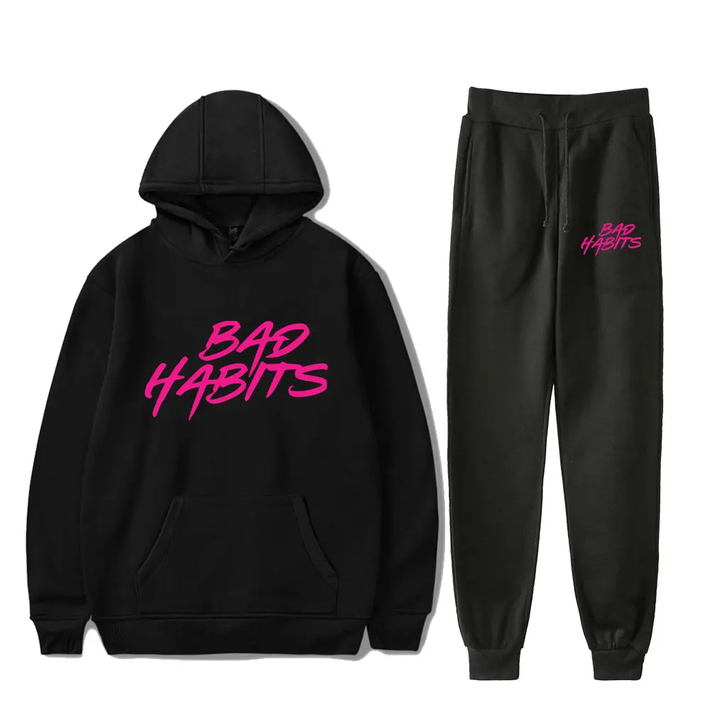 Bad Habits Merch Hoodies Set Men Women Hoodies Pants Two-Piece Sweatshirt Suit Bad Habits
Bad Habits Merch Hoodies Set Men Women Hoodies Pants Two-Piece Sweatshirt Suit Bad Habits