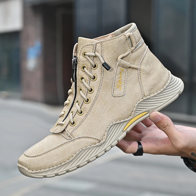 New Autumn Winter Handmade Boots Big Size 46 High Top Casual Shoes Men Comfortable Warm Outdoor Boots Fashion Ankle Botas Hombre
New Autumn Winter Handmade Boots Big Size 46 High Top Casual Shoes Men Comfortable Warm Outdoor Boots Fashion Ankle Botas Hombre