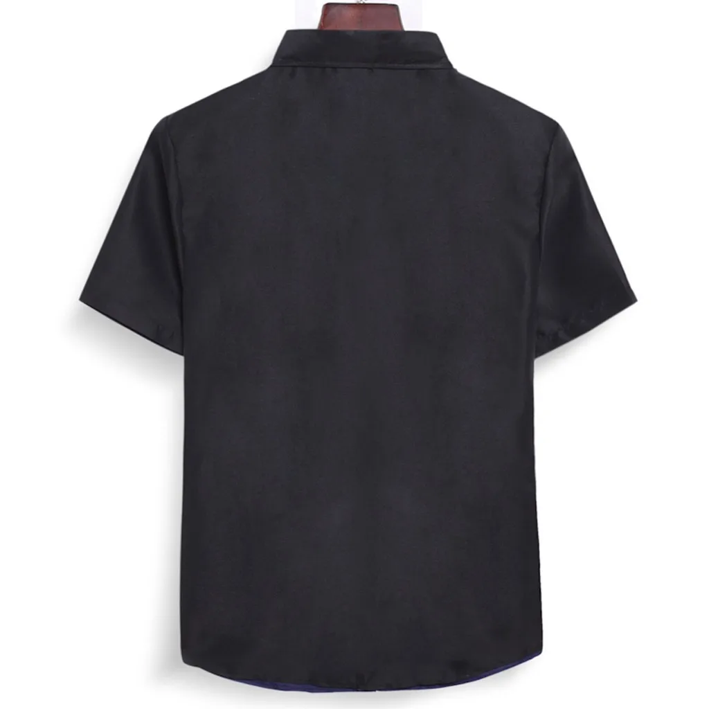 Men's Summer Casual Fashion Color Collision Short Sleeve Thin Shirt Top Blouse
Men's Summer Casual Fashion Color Collision Short Sleeve Thin Shirt Top Blouse