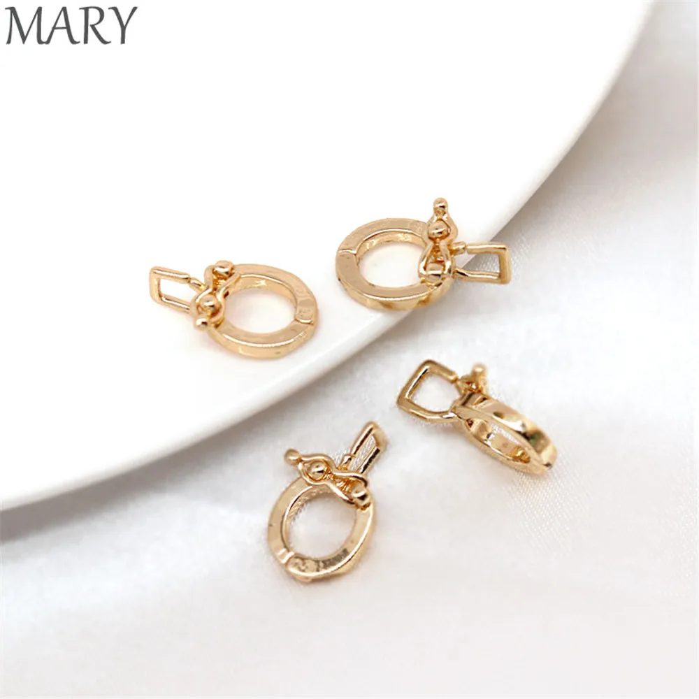 14K gold color removable pearl necklace pendant clasp diy accessories bracelet pendant link clasp
14K gold color removable pearl necklace pendant clasp diy accessories bracelet pendant link clasp