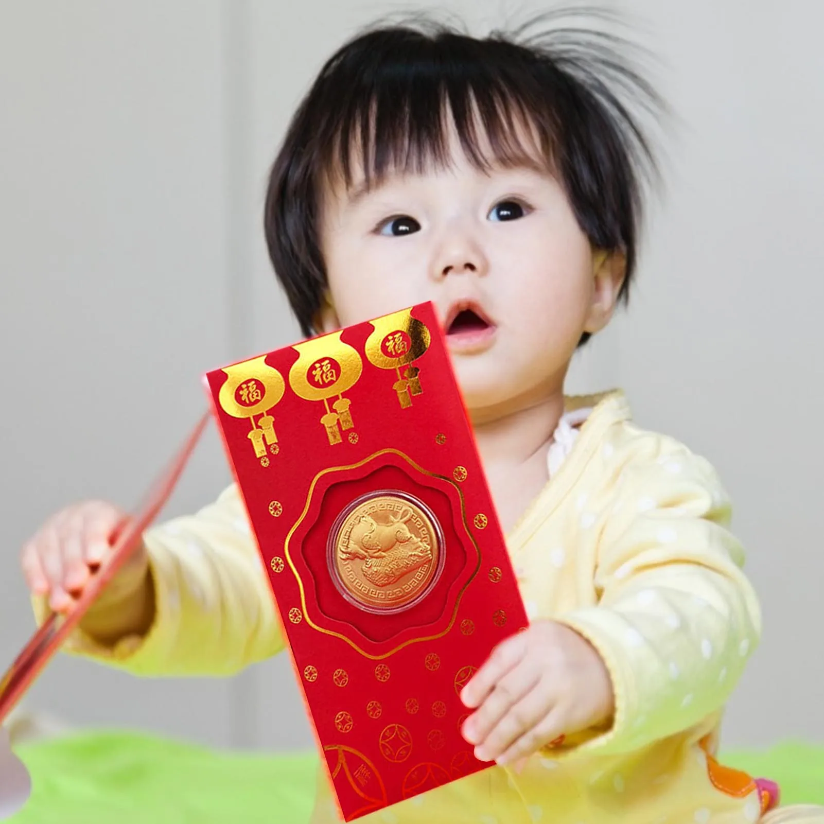 2021 Year Of The Ox Gold Foil Red Packet Gold Coin Taurus Red Envelope New Year Red Packet Gold Plated 
2021 Year Of The Ox Gold Foil Red Packet Gold Coin Taurus Red Envelope New Year Red Packet Gold Plated
