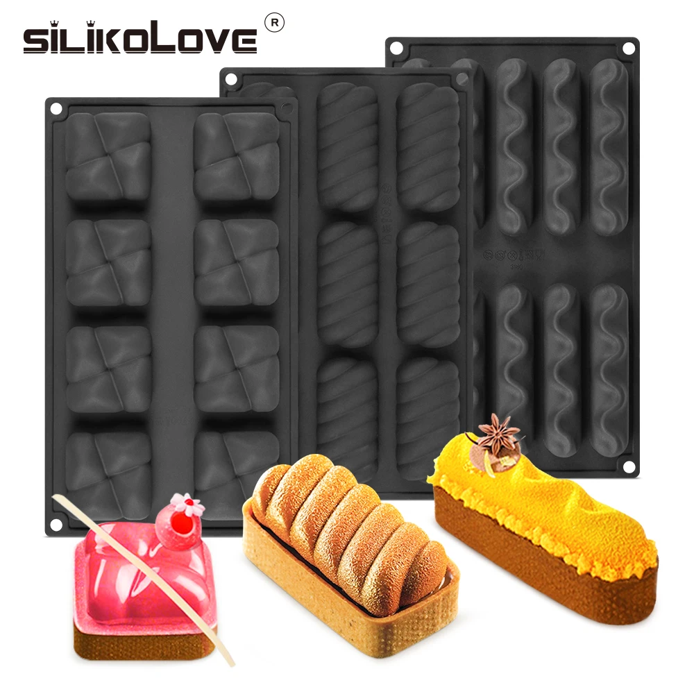 SILIKOLOVE Heart Cube Mousse Cake Mold Silicone Molds Cake Decorating Dessert Brownie Black 3D Bakeware Silikone
SILIKOLOVE Heart Cube Mousse Cake Mold Silicone Molds Cake Decorating Dessert Brownie Black 3D Bakeware Silikone
